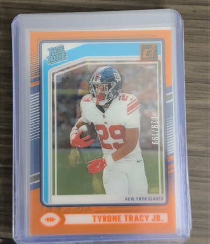 2024 Panini Clearly Donruss #100 Tyrone Tracy Jr. — front
