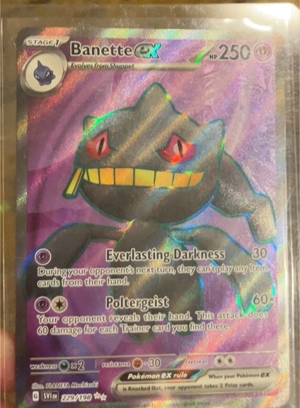 2022 Pokémon Scarlet & Violet Base Set #229 Banette ex — front