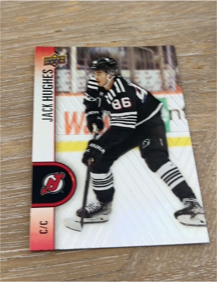 2022-23 Upper Deck Tim Hortons #82 Jack Hughes — front