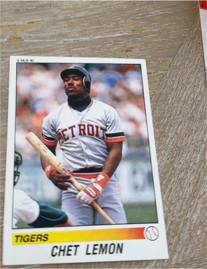 1981 Topps #410 Chet Lemon — front