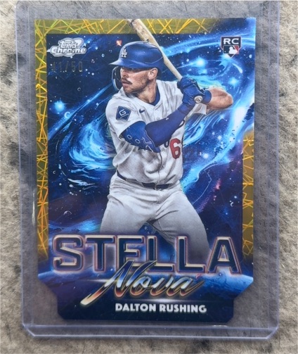 2025 Topps Cosmic Chrome #SN-22 Dalton Rushing — front