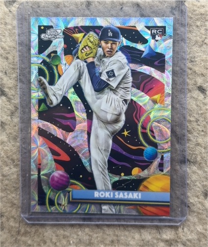 2025 Topps Cosmic Chrome #68 Roki Sasaki RC — front