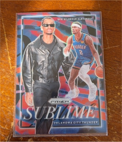 2024-25 Panini Prizm #2 Shai Gilgeous-Alexander Sublime — front