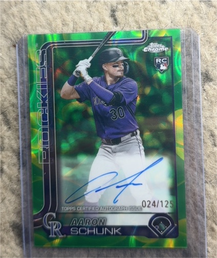2025 Topps Chrome #RA-AS Aaron Schunk — front