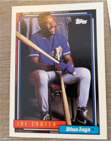 1992 Topps #790 Joe Carter — front