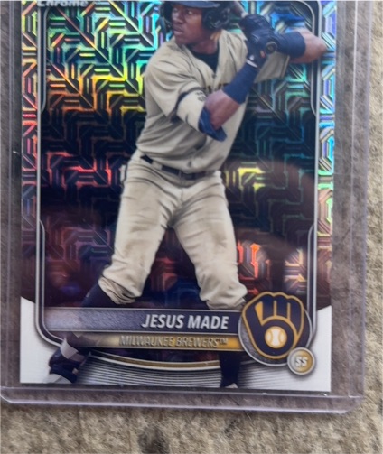 2025 Bowman Chrome #BCP-245 Jesus Made — front