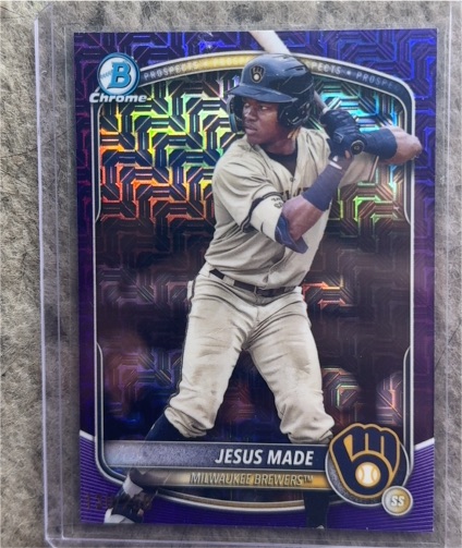 2025 Bowman Chrome #BCP-245 Jesus Made — front