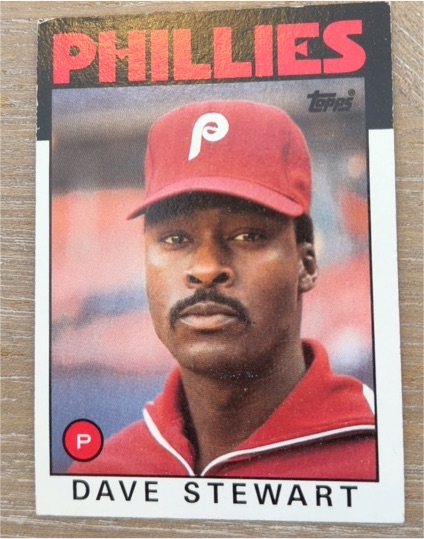1986 Topps #689 Dave Stewart — front