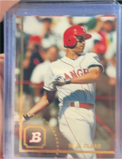 1994 Bowman #485 Will Clark — front