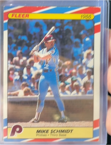 1988 Fleer SuperStars #33 Mike Schmidt — front
