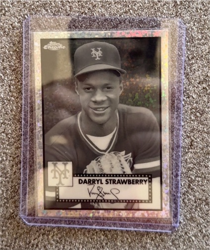 2021 Topps Chrome Platinum Anniversary #538 Darryl Strawberry — front