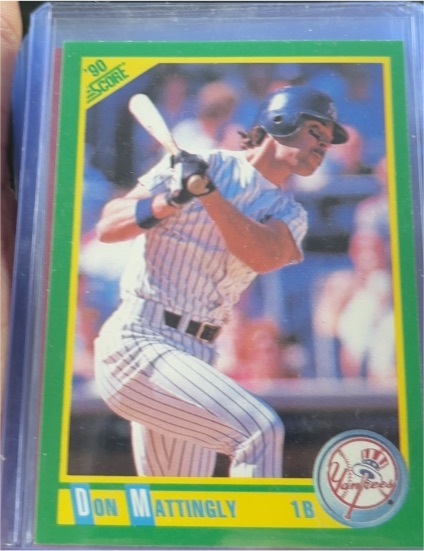 1990 Score #1 Don Mattingly — front