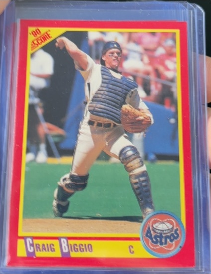 1990 Score #275 Craig Biggio Houston Astros — front