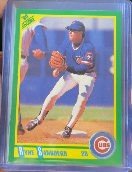 1990 Score #90 Ryne Sandberg — front