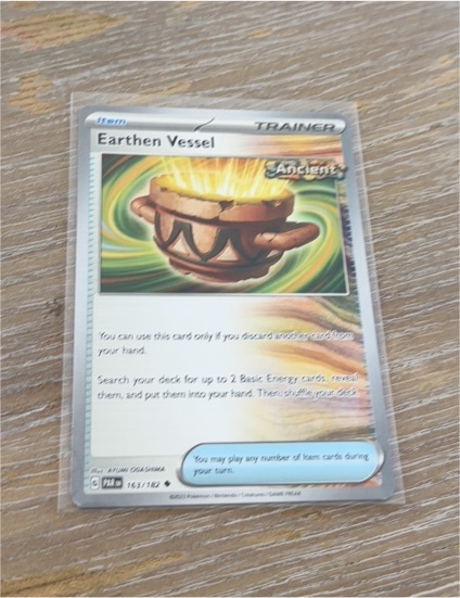 2023 Pokémon TCG Paradox Rift #163 Earthen Vessel — front
