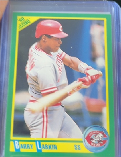 1990 Score #155 Barry Larkin — front