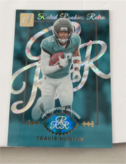 2025 Panini Donruss Rated Rookie Retro #4 Travis Hunter — front