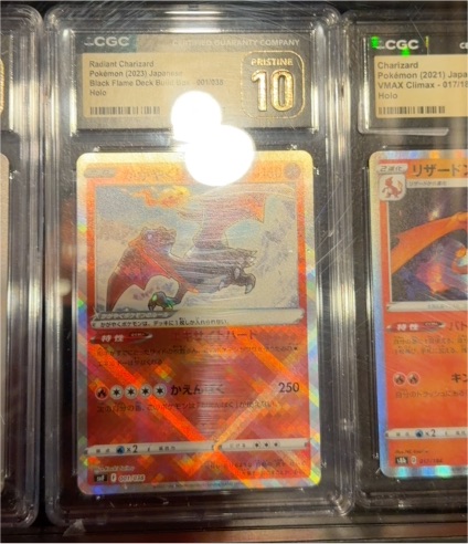 Radiant Charizard Black Flame Deck Build Box #001/038 — front