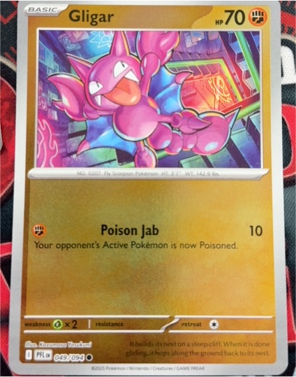 2023 Pokémon ME02: Phantasmal Flames #049 Gligar — front