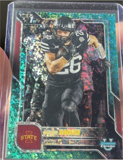 2025 Bowman Chrome University #55 Carson Hansen — front