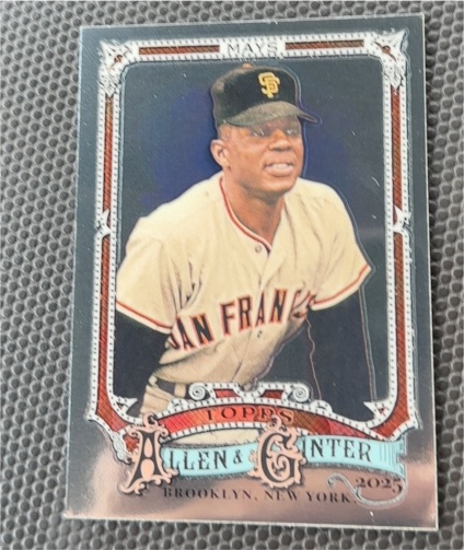 2025 Topps Allen & Ginter #30 Willie Mays — front