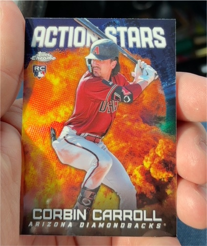 2023 Topps Chrome Update #ASC-3 Corbin Carroll Action Stars — front