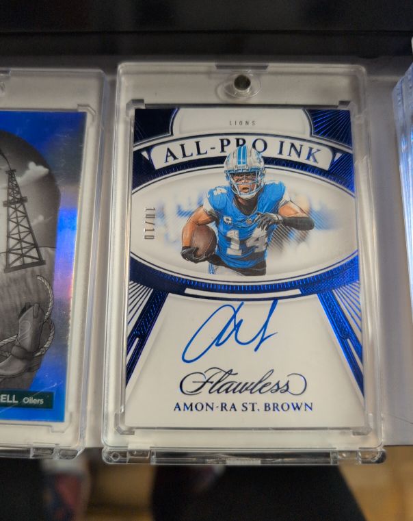 2021 Panini Flawless All-Pro Ink Amon-Ra St. Brown — front