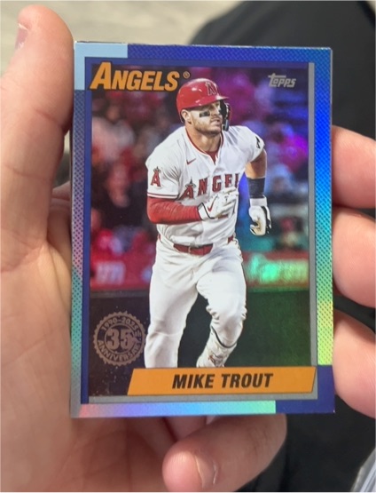 2025 Topps Update #U90-38 Mike Trout — front
