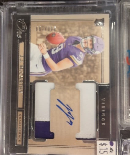2024 Panini One #153 JJ McCarthy — front