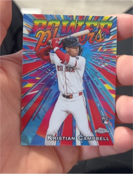 2025 Topps Chrome Update #PP-27 Kristian Campbell — front