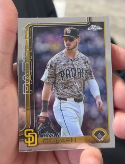 2025 Topps Chrome Update #USC71 Ryan O'Hearn — front