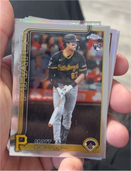 2025 Topps Chrome Update #US190 Matt Gorski — front