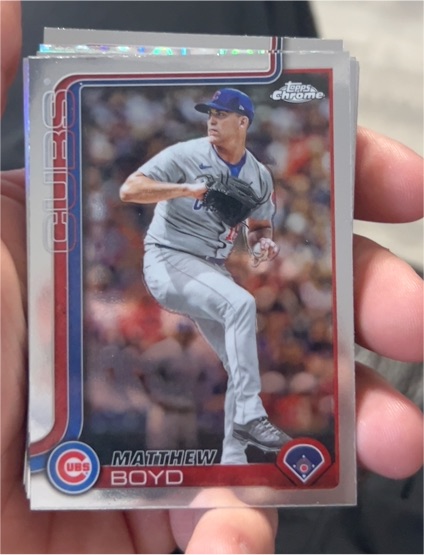 2025 Topps Chrome #562 Matthew Boyd — front