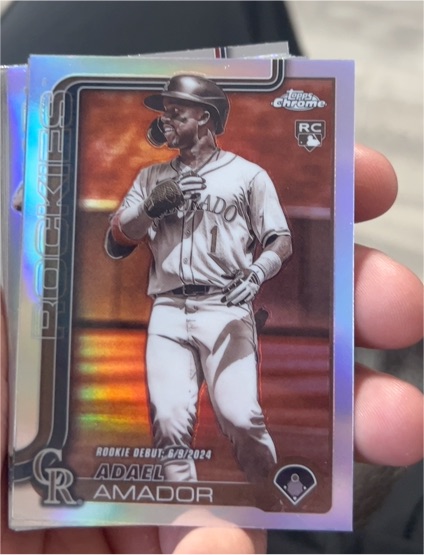 2025 Topps Chrome Update #USC143 Adael Amador — front