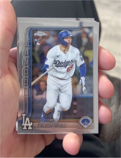 2025 Topps Chrome Update #USC129 Dalton Rushing — front
