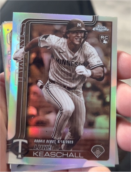 2025 Topps Chrome Update #USC134 Luke Keaschall — front