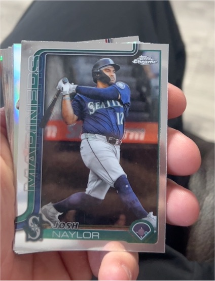 2025 Topps Chrome Josh Naylor — front