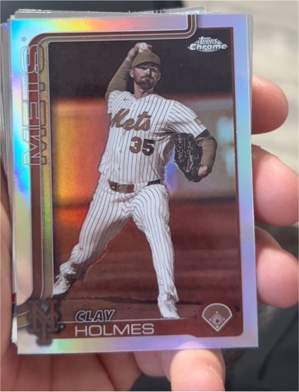 2025 Topps Chrome #35 Clay Holmes — front