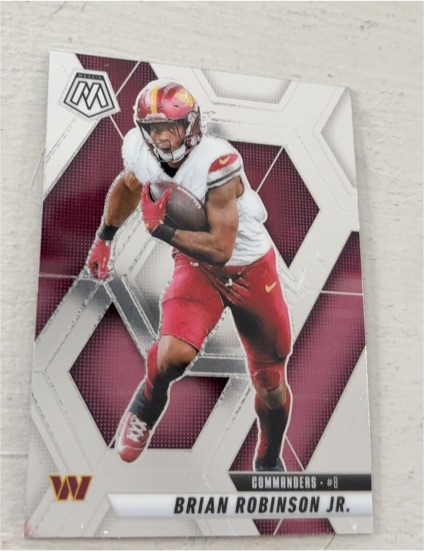 2025 Panini Mosaic #8 Brian Robinson Jr. — front