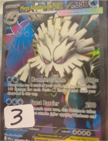 2025 Pokemon TCG ME01: Mega Evolution #157 Mega Abomasnow EX — front