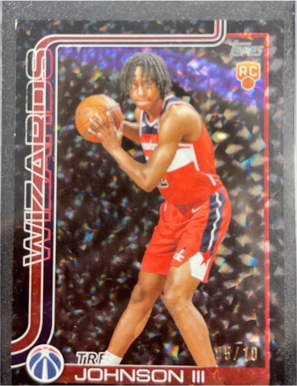 2025-26 Topps #206 Tre Johnson III — front