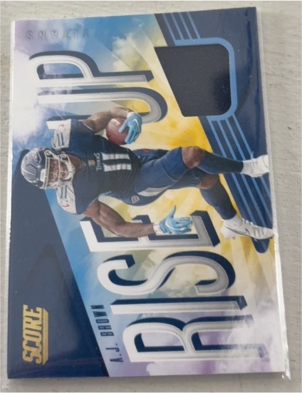 2021 Panini Score Rise Up #RU11 A.J. Brown — front