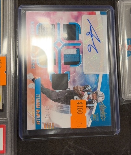 2024 Panini Absolute #39 T.J. Hockenson Rookie Premiere Auto Relic — front