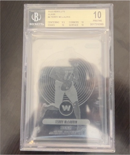 2023 Panini Absolute Glass #G-TM Terry McLaurin — front