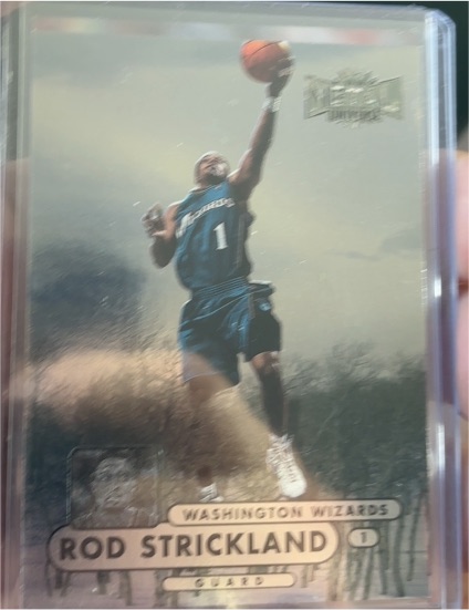 1997-98 Metal Universe Championship #53 Rod Strickland — front