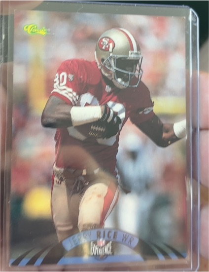 1994 Classic NFL Experience #2 Jerry Rice — front
