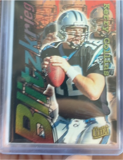1997 Fleer Ultra #17 Kerry Collins Blitzkrieg — front