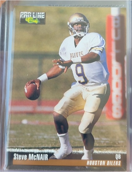 1995 Pro Line #99 Steve McNair — front