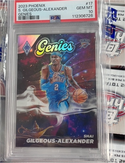 2023 Panini Phoenix Genies #17 Shai Gilgeous-Alexander — front