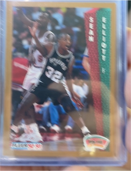 1992-93 Fleer #416 Sean Elliott — front